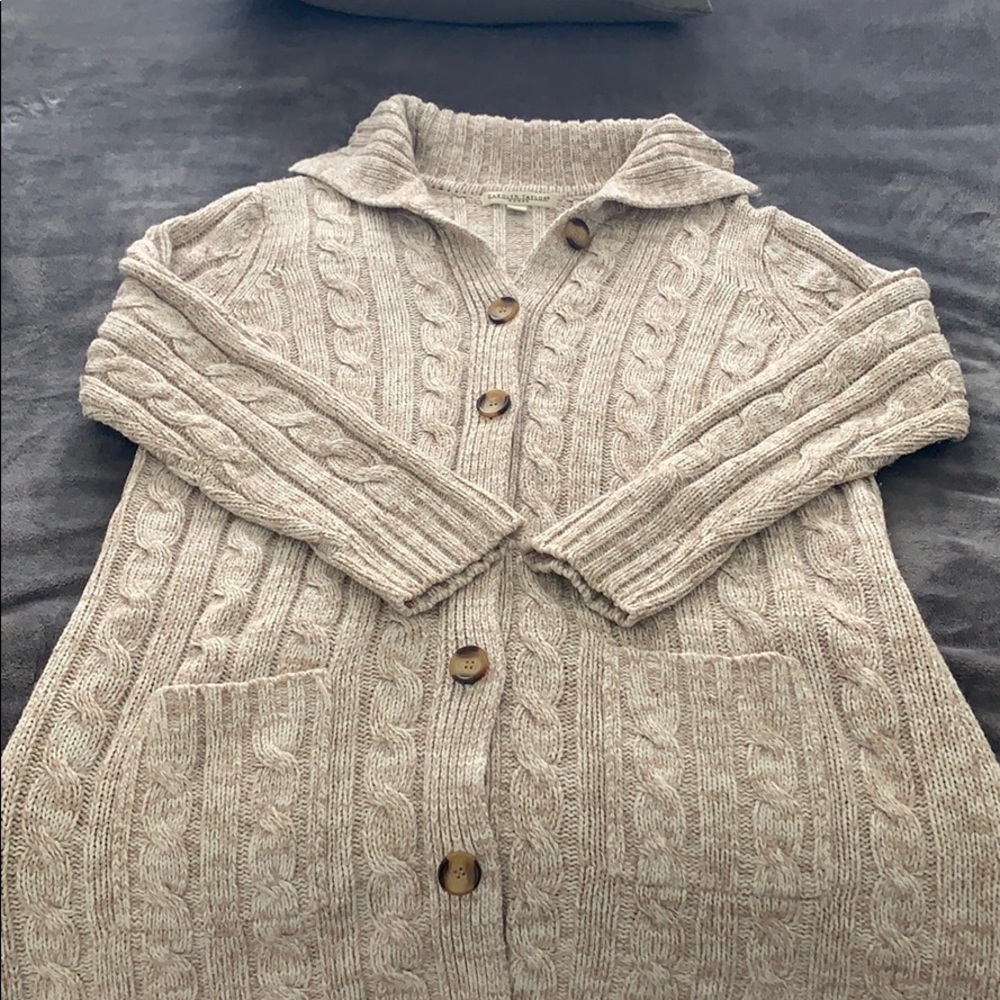 Chunky knit cardigan